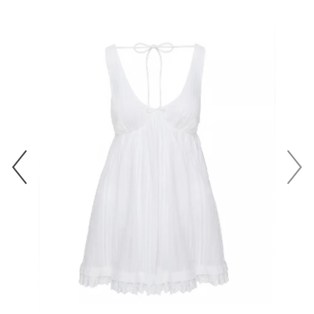 Princess Polly Nelty Mini Dress size 2 white NWT